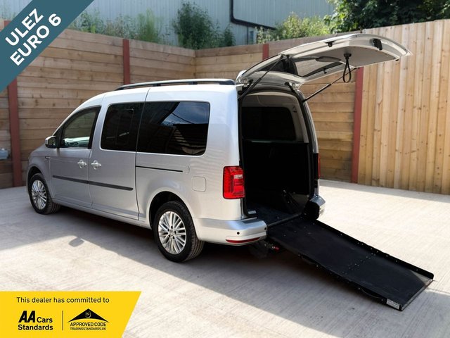 View our Volkswagen Caddy Maxi Life 5 Seat Auto Wheelchair Accessible Disabled Access Vehicle WAV