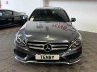 USED 2016 66 MERCEDES-BENZ C CLASS 2.1 C220d AMG Line (Premium Plus) Saloon 4dr Diesel 7G-Tronic+ Euro 6 (s/s) (170 ps) REVERSE CAM+ABM LIGHT+SAT NAV+DAB
