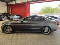 USED 2016 66 MERCEDES-BENZ C CLASS 2.1 C220d AMG Line (Premium Plus) Saloon 4dr Diesel 7G-Tronic+ Euro 6 (s/s) (170 ps) REVERSE CAM+ABM LIGHT+SAT NAV+DAB