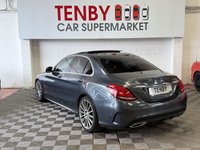 USED 2016 66 MERCEDES-BENZ C CLASS 2.1 C220d AMG Line (Premium Plus) Saloon 4dr Diesel 7G-Tronic+ Euro 6 (s/s) (170 ps) REVERSE CAM+ABM LIGHT+SAT NAV+DAB