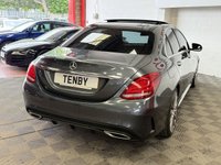 USED 2016 66 MERCEDES-BENZ C CLASS 2.1 C220d AMG Line (Premium Plus) Saloon 4dr Diesel 7G-Tronic+ Euro 6 (s/s) (170 ps) REVERSE CAM+ABM LIGHT+SAT NAV+DAB
