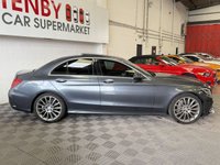 USED 2016 66 MERCEDES-BENZ C CLASS 2.1 C220d AMG Line (Premium Plus) Saloon 4dr Diesel 7G-Tronic+ Euro 6 (s/s) (170 ps) REVERSE CAM+ABM LIGHT+SAT NAV+DAB