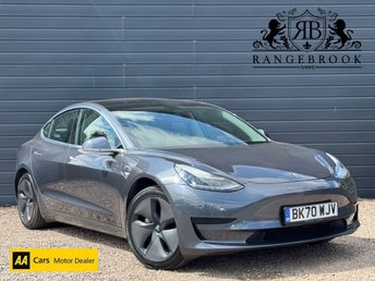 2020 TESLA Model 3 Standard Range Plus Saloon 4dr Electric Auto RWD £15399.00