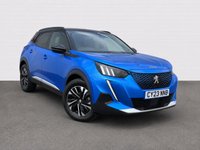 USED 2023 23 PEUGEOT E-2008 50kWh GT SUV 5dr Electric Auto (7kW Charger) (136 ps) 1 OWNER FULL DEALER SERVICE HISTORY