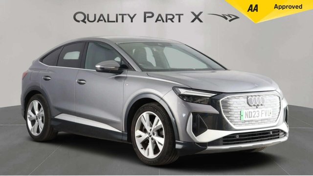 View our Audi Q4 E-Tron 40 S line Sportback 5dr Electric Auto 82kWh (204 ps)