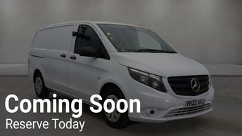 2022 MERCEDES-BENZ VITO 2.0 114 CDI Progressive Panel Van 5dr Diesel G-Tronic RWD L2 Euro 6 (s/s) (LWB) (136 ps) &pound;13990.00