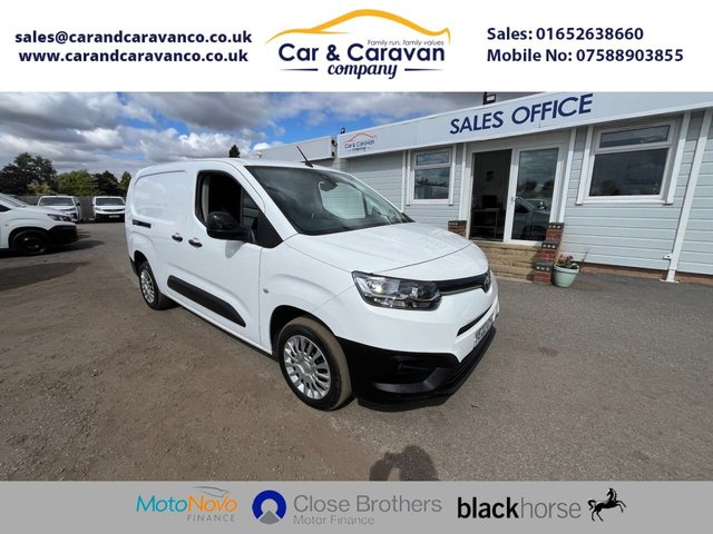 View our Toyota Proace City 1.5 BlueHDi Icon Long Panel Van 5dr Diesel Manual LWB Euro 6 (s/s) (100 bhp)