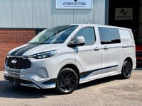 USED 2024 74 FORD TRANSIT CUSTOM 2.5 320 Duratec 11.8kWh Sport Crew Van 5dr Petrol Plug-in Hybrid Auto L1 Euro 6 (232 ps) EXCELLENT ECONOMY HYBRID SPORT [ OVER 3K WORTH OF EXTRAS ]
