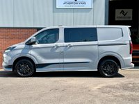 USED 2024 74 FORD TRANSIT CUSTOM 2.5 320 Duratec 11.8kWh Sport Crew Van 5dr Petrol Plug-in Hybrid Auto L1 Euro 6 (232 ps) EXCELLENT ECONOMY HYBRID SPORT [ OVER 3K WORTH OF EXTRAS ]