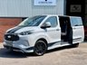 USED 2024 74 FORD TRANSIT CUSTOM 2.5 320 Duratec 11.8kWh Sport Crew Van 5dr Petrol Plug-in Hybrid Auto L1 Euro 6 (232 ps) EXCELLENT ECONOMY HYBRID SPORT [ OVER 3K WORTH OF EXTRAS ]
