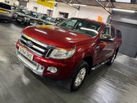 USED 2014 64 FORD RANGER 3.2 TDCi Limited 1 Pickup Double Cab 4dr Diesel Manual 4WD Euro 5 (200 ps) 2014/64 FORD RANGER 3.2 TDCI LIMITED 1 4X4 - NO VAT - ONLY 60K MILES FROM NEW - 2 PREVIOUS KEEPERS - REAR CANOPY - FULL LEATHER - SAT NAV - TOWBAR - PRIVACY GLASS