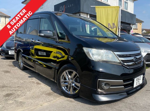 View our Nissan Serena 2.0 Automatic MPV Petrol 8 Seater Black 5dr