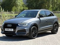 USED 2018 11 AUDI Q3 2.0 TFSI Black Edition SUV 5dr Petrol S Tronic quattro Euro 6 (s/s) (180 ps) 