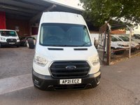 USED 2021 21 FORD TRANSIT 350 EcoBlue Trend Panel Van FWD L3 H3 LWB High roof 130 PS - ONLY 25000 MILES + AIR CON AIR CON + CRUISE + ONE OWNER