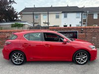 USED 2017 17 LEXUS CT 1.8 200h Executive Edition Hatchback 5dr Petrol Hybrid CVT Euro 6 (s/s) (136 ps) FINANCE PARTX AC - NAVIGATION - POWER FOLD MIRRORS - 17" ALLOYS -  CRUISE CONTROL