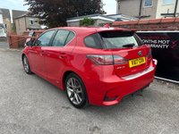USED 2017 17 LEXUS CT 1.8 200h Executive Edition Hatchback 5dr Petrol Hybrid CVT Euro 6 (s/s) (136 ps) FINANCE PARTX AC - NAVIGATION - POWER FOLD MIRRORS - 17" ALLOYS -  CRUISE CONTROL