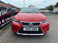 USED 2017 17 LEXUS CT 1.8 200h Executive Edition Hatchback 5dr Petrol Hybrid CVT Euro 6 (s/s) (136 ps) FINANCE PARTX AC - NAVIGATION - POWER FOLD MIRRORS - 17" ALLOYS -  CRUISE CONTROL