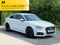 USED 2018 18 AUDI A3 1.5 TFSI CoD S line Saloon 4dr Petrol S Tronic Euro 6 (s/s) (150 ps) 6 MONTHS WARRANTY INCLUDED  - WELL MAINTAINED -