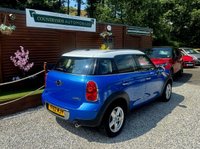 USED 2012 62 MINI COUNTRYMAN 1.6 Cooper D SUV 5dr Diesel Manual ALL4 Euro 5 (s/s) (112 ps) This 2012 MINI Countryman Cooper D has been well cared for by only two owners since it was first registered. This practical vehicle features a 1.6 litre diesel engine paired with a four wheel drive system, providing a capable driving experience. The exterior is enhanced by the Chrome Line styling and bright Bi-Xenon headlights, while the interior benefits from the PEPPER pack and Chrome Line detailing.