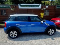 USED 2012 62 MINI COUNTRYMAN 1.6 Cooper D SUV 5dr Diesel Manual ALL4 Euro 5 (s/s) (112 ps) This 2012 MINI Countryman Cooper D has been well cared for by only two owners since it was first registered. This practical vehicle features a 1.6 litre diesel engine paired with a four wheel drive system, providing a capable driving experience. The exterior is enhanced by the Chrome Line styling and bright Bi-Xenon headlights, while the interior benefits from the PEPPER pack and Chrome Line detailing.