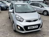 USED 2014 64 KIA PICANTO 1.0 VR7 Hatchback 5dr Petrol Manual Euro 5 (68 bhp) LOW MILES + &pound;20 TAX + FSH + AC + LOW INSURANCE + BLUETOOTH