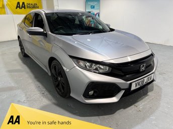 2018 HONDA CIVIC 1.0 VTEC Turbo SR Hatchback 5dr Petrol Manual Euro 6 (s/s) (126 ps) £8690.00