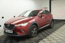 USED 2016 66 MAZDA CX-3 1.5 SKYACTIV-D Sport Nav SUV 5dr Diesel Manual Euro 6 (s/s) (105 ps) LONG MOT UNTIL 13.05.2027+ONLY &pound;20 A YEAR ROAD TAX+SATELLITE NAVIGATION SYSTEM+DAB RADIO-BLUETOOTH HANDSFREE SYSTEM+AUTOMATIC CLIMATE CONTROL AIR-CONDITIONING+HEATED UPHOLSTERY+AUTOMATIC HEADLIGHT ACTIVATION WITH DUSK SENSOR+RAIN-SENSING WINDSCREEN WIPERS+PARKING ASSISTANCE WITH PARKING CAMERA+'SOUL RED' PAINT+18 INCH ALLOY WHEELS.