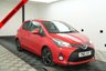 USED 2015 15 TOYOTA YARIS 1.33 Dual VVT-i Sport Hatchback 5dr Petrol Manual Euro 5 Euro 5 (99 ps) ONLY &pound;35 A YEAR ROAD TAX+7 INCH HIGH RESOLUTION TOUCHSCREEN-TOYOTA TOUCH 2-DAB DIGITAL RADIO-BLUETOOTH CONNECTIVITY+AIR-CONDITIONING+LED DAYTIME RUNNING LIGHTS WITH FOLLOW-ME-HOME HEADLIGHTS+PARKING ASSISTANCE WITH PARKING CAMERA+'CHILLI RED' PAINT+16 INCH ALLOY WHEELS.