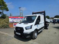 USED 2023 72 FORD TRANSIT 350 LEADER LWB CREW CAB TIPPER 88K ULEZ FREE ZONE 