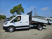USED 2023 72 FORD TRANSIT 350 LEADER LWB CREW CAB TIPPER 88K ULEZ FREE ZONE 