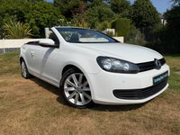USED 2013 13 VOLKSWAGEN GOLF 1.6 TDI BlueMotion Tech SE Cabriolet 2dr Diesel Manual Euro 5 (s/s) (105 ps) 