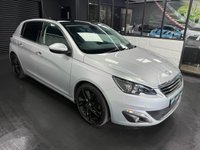 USED 2015 15 PEUGEOT 308 1.6 THP Feline Hatchback 5dr Petrol Manual Euro 5 (156 ps) Panoramic roof - 2 Keys - FSH