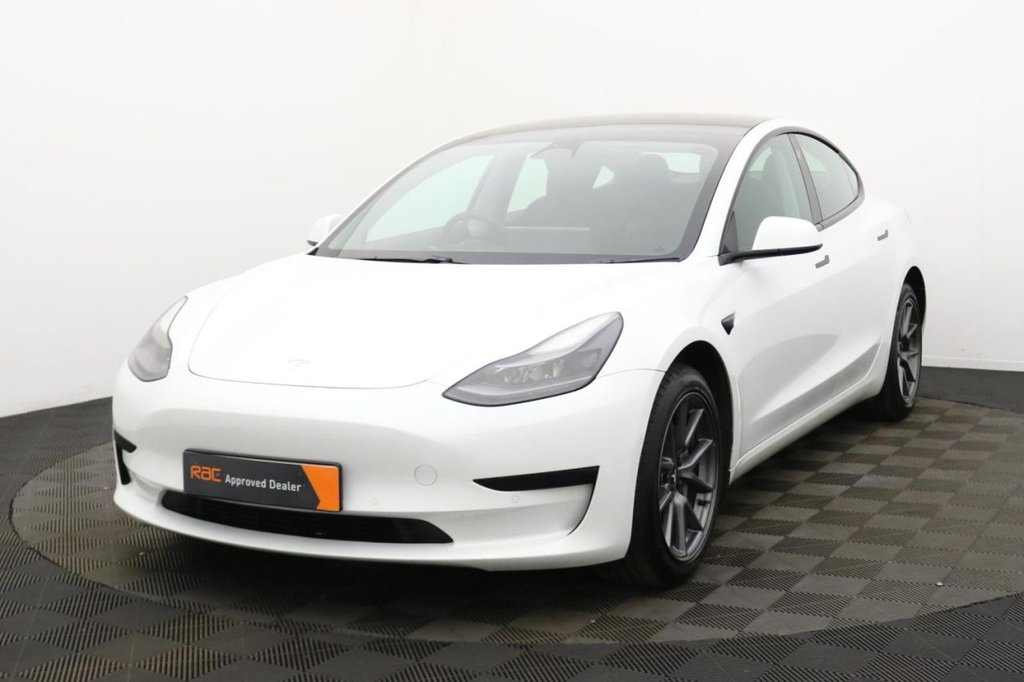 USED 2022 22 TESLA Model 3 Standard Range Plus Saloon 4dr Electric Auto RWD (241 bhp) Pan Roof, Sat Nav, Camera