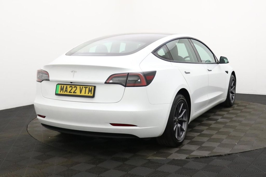 USED 2022 22 TESLA Model 3 Standard Range Plus Saloon 4dr Electric Auto RWD (241 bhp) Pan Roof, Sat Nav, Camera