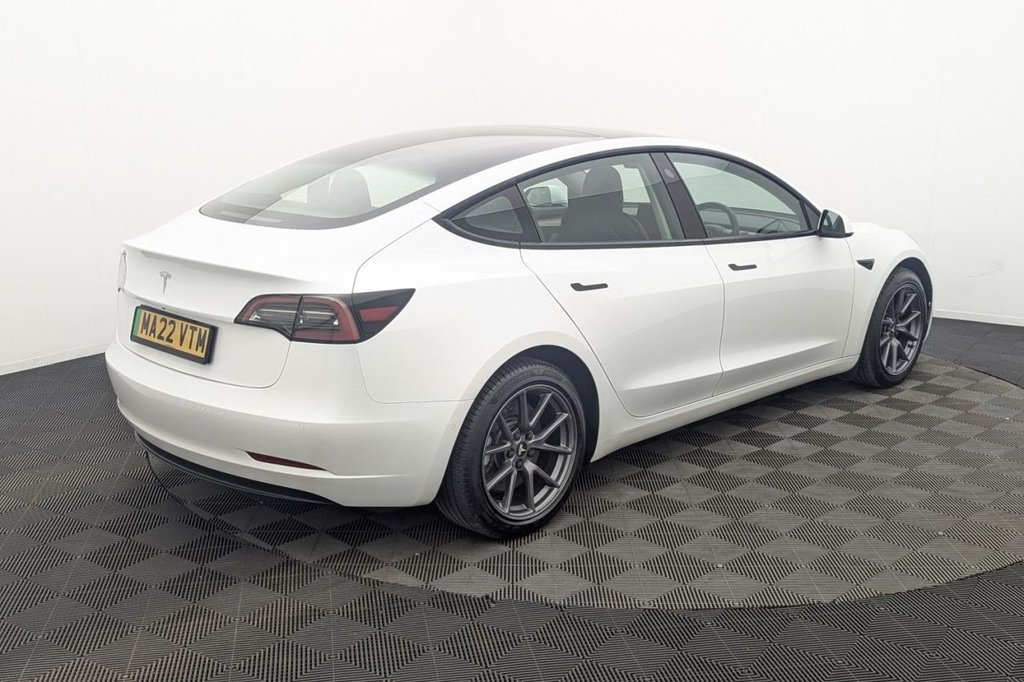 USED 2022 22 TESLA Model 3 Standard Range Plus Saloon 4dr Electric Auto RWD (241 bhp) Pan Roof, Sat Nav, Camera