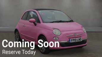 2010 FIAT 500C 1.2 Pop Convertible 2dr Petrol Manual Euro 5 (69 bhp) &pound;3995.00