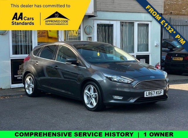 View our Ford Focus 1.0T EcoBoost Zetec Edition Hatchback 5dr Petrol Manual Euro 6 (s/s) (125 ps)