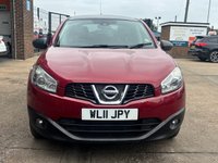 USED 2011 11 NISSAN QASHQAI+2 1.5 dCi Acenta SUV 5 door Diesel Manual 2WD Euro 5 in Red 