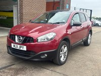 USED 2011 11 NISSAN QASHQAI+2 1.5 dCi Acenta SUV 5 door Diesel Manual 2WD Euro 5 in Red 