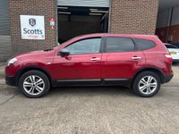 USED 2011 11 NISSAN QASHQAI+2 1.5 dCi Acenta SUV 5 door Diesel Manual 2WD Euro 5 in Red 