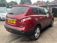 USED 2011 11 NISSAN QASHQAI+2 1.5 dCi Acenta SUV 5 door Diesel Manual 2WD Euro 5 in Red 