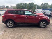 USED 2011 11 NISSAN QASHQAI+2 1.5 dCi Acenta SUV 5 door Diesel Manual 2WD Euro 5 in Red 