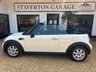 USED 2012 12 MINI CONVERTIBLE 1.6 One Convertible 2dr Petrol Manual Euro 5 (98 ps) Service History
