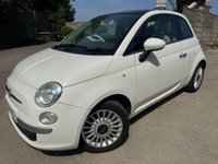 USED 2012 12 FIAT 500 1.2 Lounge Hatchback 3dr Petrol Manual Euro 5 (s/s) (69 bhp) FULL SERVICE HISTORY*FEBRUARY MOT*
