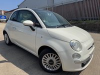 USED 2012 12 FIAT 500 1.2 Lounge Hatchback 3dr Petrol Manual Euro 5 (s/s) (69 bhp) FULL SERVICE HISTORY*FEBRUARY MOT*