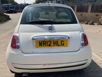 USED 2012 12 FIAT 500 1.2 Lounge Hatchback 3dr Petrol Manual Euro 5 (s/s) (69 bhp) FULL SERVICE HISTORY*FEBRUARY MOT*