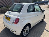 USED 2012 12 FIAT 500 1.2 Lounge Hatchback 3dr Petrol Manual Euro 5 (s/s) (69 bhp) FULL SERVICE HISTORY*FEBRUARY MOT*