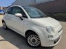 USED 2012 12 FIAT 500 1.2 Lounge Hatchback 3dr Petrol Manual Euro 5 (s/s) (69 bhp) FULL SERVICE HISTORY*FEBRUARY MOT*