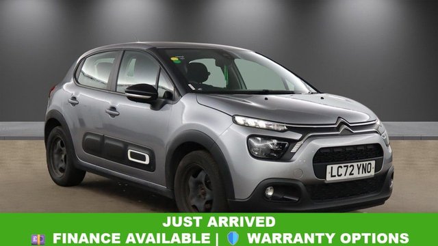 2022 72 CITROEN C3 1.2 PureTech Sense Hatchback 5dr Petrol Manual Euro 6 (s/s) (83 ps) 