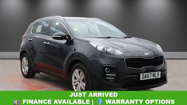 2017 67 KIA SPORTAGE 1.7 CRDi 2 SUV 5dr Diesel DCT Euro 6 (s/s) (139 bhp) 